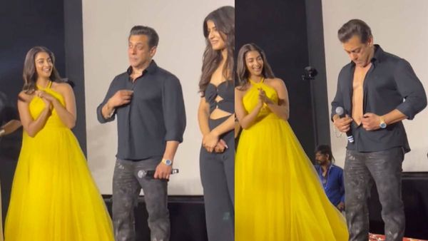 Salman Khan: மேடையிலேயே சட்டை கழட்டிய சல்மான் கான்... மிரண்டு போன பூஜா ஹெக்டே!