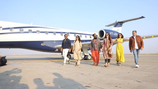 Promotional tour :கோவையை தொடர்ந்து டெல்லியில் முகாமிட்ட சோழர்கள்.. பயணப் புகைப்படம் இதோ!