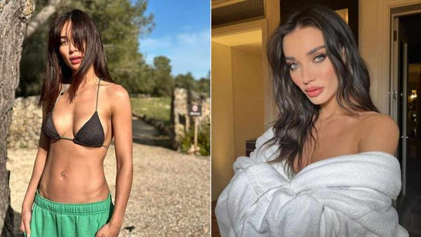 Amy jackson : வெறும் துண்டு மட்டும் தான்? நடிகை எமி ஜாக்சன் வெளியிட்ட ஹாட் போட்டோ..ஷாக்கான பேன்ஸ்!