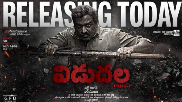 Viduthalai movie :தெலுங்கில் வெளியான விடுதலை படம்.. மேக்கிங் ஸ்டில்ஸ் வெளியிட்ட படக்குழு!