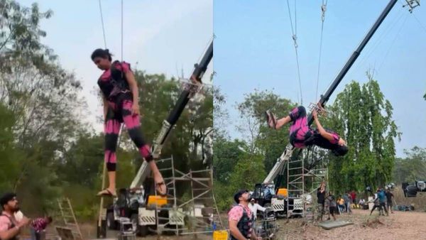 Lakshmi Manchu : அந்தரத்தில் பறந்து பறந்து டூப் இல்லாமல் சண்டை.. சூப்பர் ஸ்டாரின் மகள்!