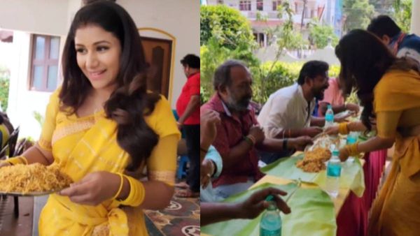 Alya Manasa :பிறந்தநாளுக்கு இனியா டீமிற்கு பிரியாணி விருந்து வைத்த ஆல்யா மானசா.. கொண்டாட்டம்தான்!