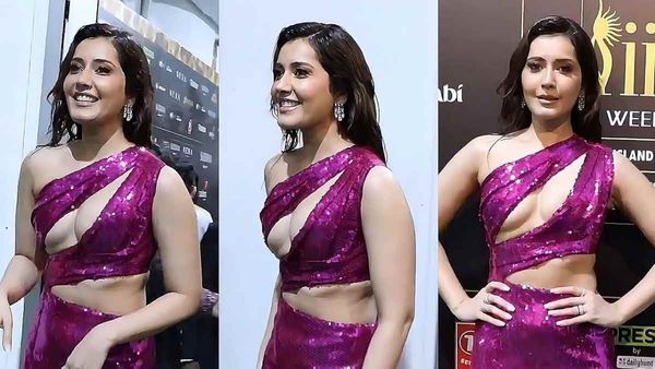 Raashi Khanna : படுமோசமான உடையில் விருது வழங்கும் விழாவிற்கு வந்த ராஷி கன்னா!