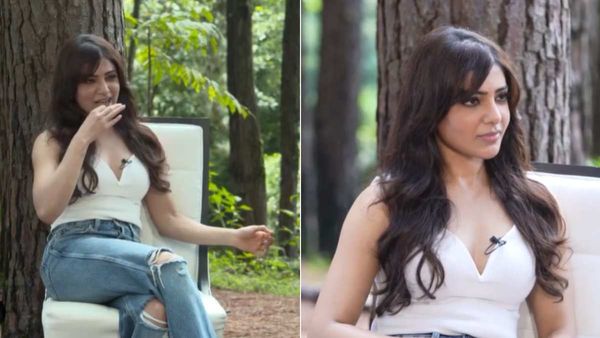 Samantha :தோனிக்காக பெரிய விசில் அடித்த சமந்தா -விஜய் தேவரகொண்டா.. பாட்டுப்பாடி அசத்தல்!