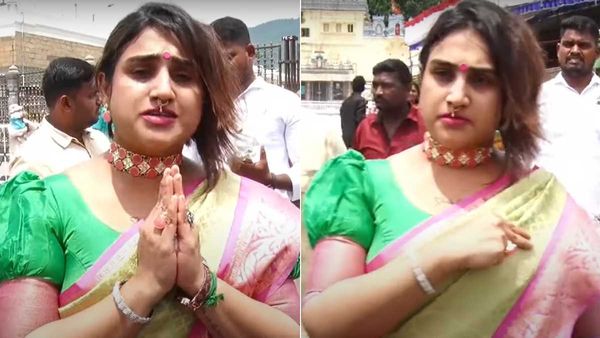 திருப்பதியில் வனிதா விஜயகுமார் சாமி தரிசனம்.. ரசிகர்கள் என்னை மறக்கவில்லை.. நெகிழ்ச்சி பேட்டி!