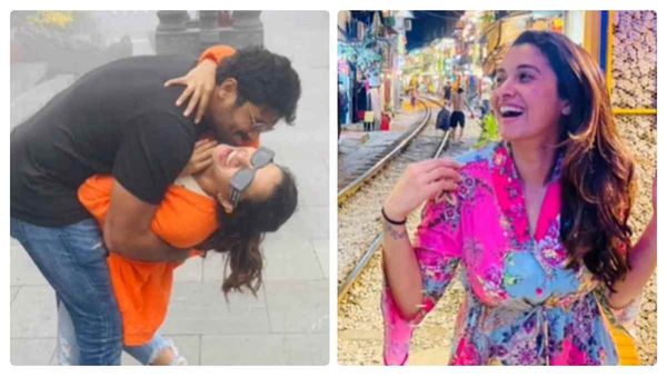 Priya with lover :காதலருடன் கட்டிப் பிடித்து வீடியோ வெளியிட்ட பிரியா பவானி சங்கர்.. க்யூட் போட்டோஸ்!