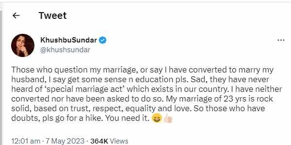 Khushbu: முஸ்லிம் மதத்திலிருந்து மாறினேனா... உங்களுக்கு அதெல்லாம் தெரியாதா..? கொந்தளித்த குஷ்பூ