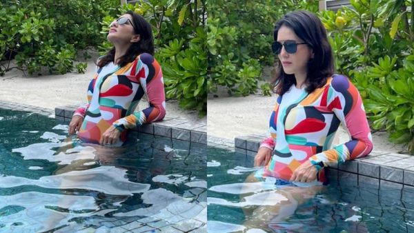 Sunny leone : நடுக்கடலில் இப்படியொரு போஸா?... பிகினியில் தெறிக்கவிட்ட சன்னி லியோன்!