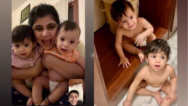 Chinmayi: முதல்முறையாக தன்னுடைய குழந்தைகளின் புகைப்படங்களை வெளியிட்ட சின்மயி.. க்யூட்!