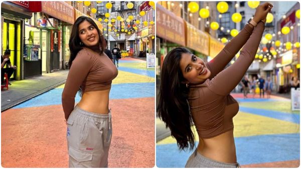 Nikita Sharma: யாரும்மா நீ.. இதை விட டாப்பா டாப் ஆங்கிள்ல கிளாமர் காட்ட முடியாது.. நிகிதா செம!