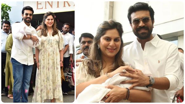 உனக்கென்ன வேணும் சொல்லு… மனைவி உபாசனாவுடன் குழந்தையை கையில் தூக்கி வந்த ராம்சரண்!