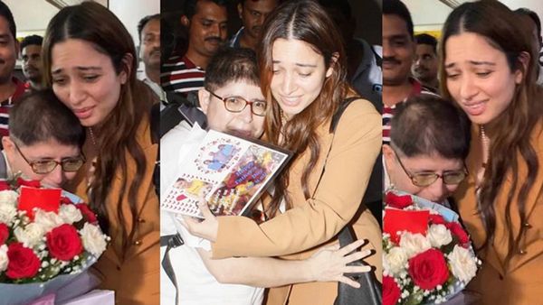 Tamannaah - ரசிகர் செய்த செயல்.. விமான நிலையத்தில் கண் கலங்கிய தமன்னா