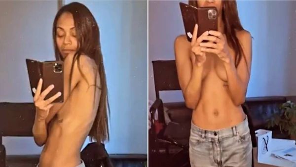 Zoe Saldana topless: ஆத்தி.. அரை நிர்வாணமாக வீடியோ வெளியிட்ட அவதார் ஹீரோயின்.. என்ன காரணம் தெரியுமா?