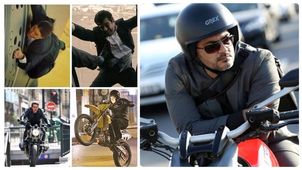Ajith: ரியல் பைக் ஸ்டண்ட்... ரிஸ்க் எடுப்பதில் ஹாலிவுட் ஹீரோ டாம் குரூஸ்க்கு சவால் விடும் அஜித்!