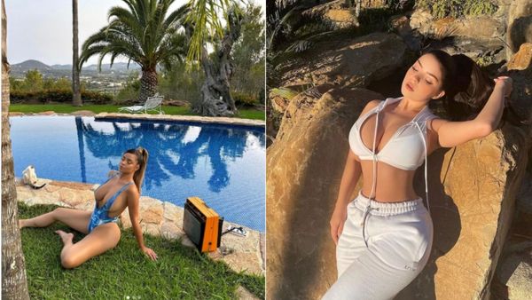 Demi Rose: இந்த டிஸ்ட்ராக்‌ஷன் போதுமா.. பெல்ட் பிகினியில் மிரட்டி விட்ட டெமி ரோஸ்.. செம ஹாட் பிக்ஸ்!