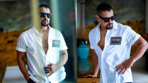 Actor Vikram: மொட்டை தலையுடன் மாஸ் லுக்கில் விக்ரம்.. சும்மா தெறியா இருக்கே!