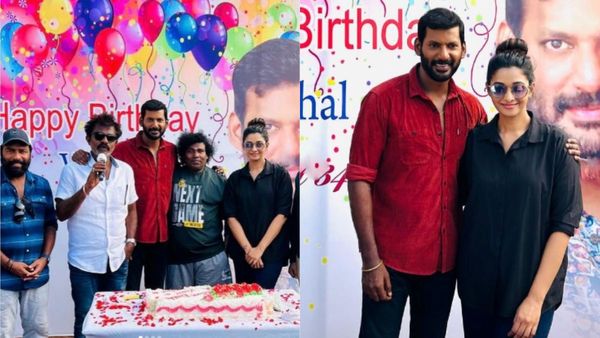 பிரியா பவானி சங்கருடன் பிறந்தநாள் கொண்டாடிய விஷால்.. கூட யாரெல்லாம் இருக்காங்கனு பாருங்க!