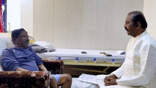 Vairamuthu: எழுந்து வா இமயமே..இயக்குநர் பாரதிராஜாவை நலம் விசாரித்த வைரமுத்து!