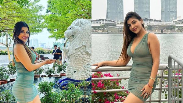 Actress Yashika Anand: சிங்கப்பூருக்கு ஜாலி ட்ரிப் போன யாஷிகா ஆனந்த்!