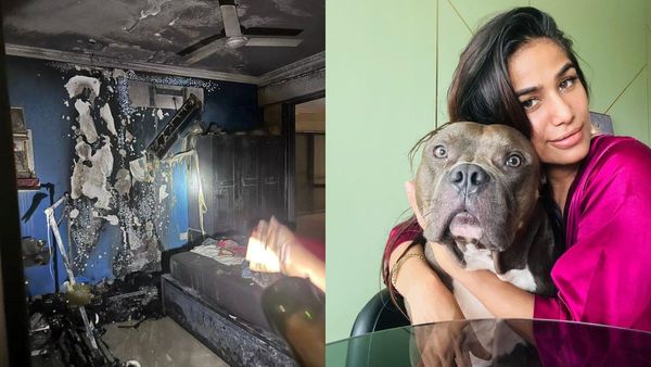 Poonam Pandey: பூனம் பாண்டே வீட்டில் பயங்கர தீ விபத்து.. மயிரிழையில் உயிர் தப்பித்த செல்லப்பிராணி!