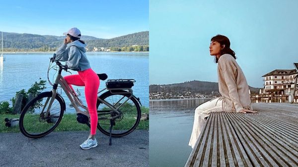 இது நடிகைகளின் சைக்கிள் வாரம்.. த்ரிஷா ஒரு பக்கம் ஓட்டுறாங்க.. சமந்தா இன்னொரு பக்கம்.. செம சூப்பர்!