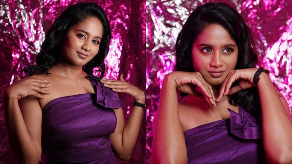 ஆடையே இல்லாமல் நடிச்சாச்சு.. இதெல்லாம் ஒரு விஷயமா? கிளாமரா போஸ் கொடுத்த இரவின் நிழல் பட நடிகை!