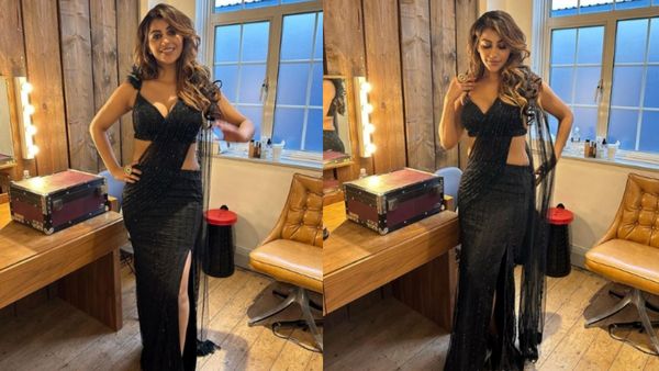 வெண்பனியில் செதுக்கிய சிற்பம்..கருப்பு உடையில் ஹார்ட் பீட்டை எகிற வைத்த யாஷிகா ஆனந்த்!