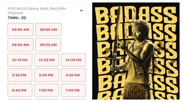 இதுதான் ரியல் வெறித்தனம்! ஆல் ஷோஸ் ஹவுஸ்ஃபுல்.. பிவிஆர், புக் மை ஷோவில் ஒரே ரெட் கலர் தான் பாஸ்!