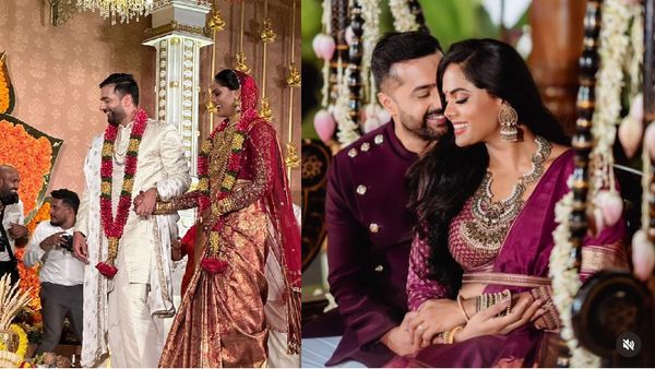 Karthika Nair marriage: கேரளாவில் களைகட்டிய கார்த்திகா நாயர் திருமணம்.. மணமேடையில் ஜொலித்த ராதா மகள்