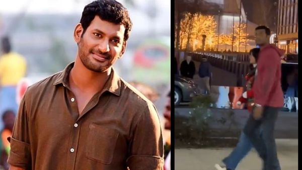 Actor Vishal: வெளிநாட்டில் இளம்பெண்ணுடன் விஷால்.. அட என்ன இப்படி பயந்து ஓடுறாரு!