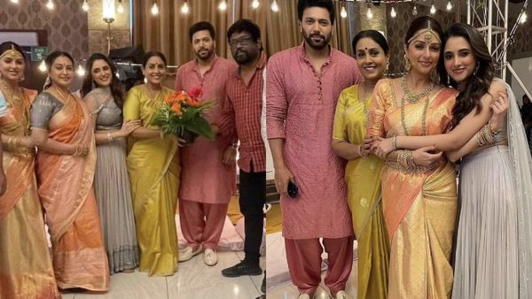 Jayam Ravi: பிரதர் சூட்டிங் ஸ்பாட் போட்டோ.. திருமண கோலத்தில் க்யூட் பூமிகா!