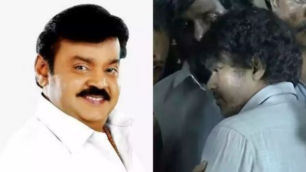 படுமோசம்.. கன்னத்தை கிள்ளி முத்தம்.. விஜயகாந்துக்கு அஞ்சலி செய்ய வந்த விஜய்.. ரசிகர்கள் அட்டூழியம்!