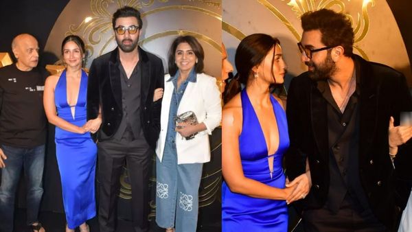 நடிகை ஆலியா பட் அணிந்து இருக்கும் நீல நிற மிடி.. விலையை கேட்டா தலையே சுத்துதே!