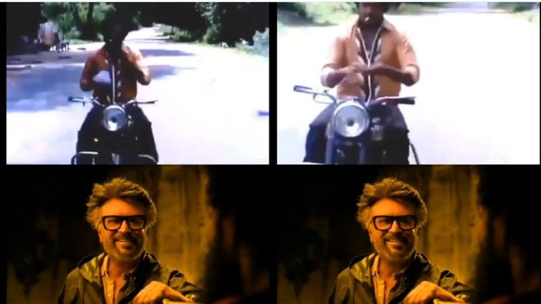 யாரு கிட்ட பைக் ஸ்டன்ட்.. ஓடுற பைக்ல ரஜினிகாந்த் என்னவேலை எல்லாம் பண்றாரு பாருங்க.. தெறி மாஸ்!