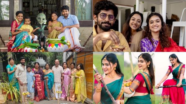 கலக்கலாய்..கலர்ஃபுல்லாய்.. பொங்கல் வாழ்த்து சொன்ன திரைப்பிரபலங்களின் பொங்கல் க்ளிக்!