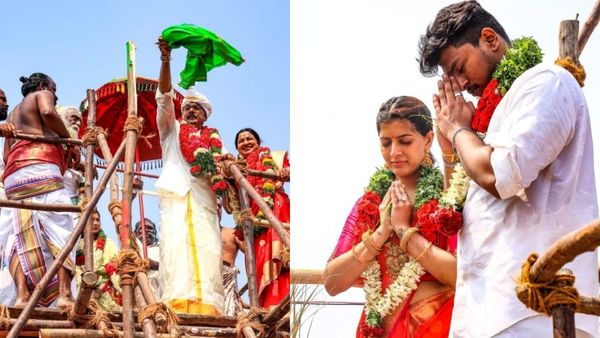 குலதெய்வ கோயில் கும்பாபிஷேகம்.. சரத்குமார், ராதிகா, வரலக்‌ஷ்மி எல்லாம் எப்படி இருக்காங்க பாருங்க!