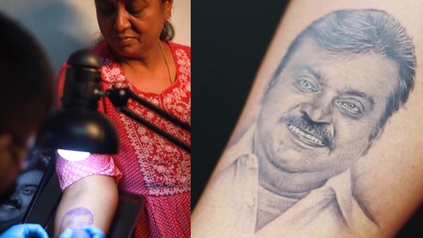 Vijayakanth: விஜயகாந்த் உருவத்தை கையில் பச்சைக் குத்திக் கொண்ட பிரேமலதா.. டிரெண்டாகும் வீடியோ!