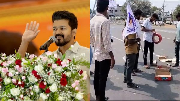 போட்றா வெடியை.. தமிழ்நாடு முழுக்க நடுரோட்டில் பட்டாசு வெடித்துக் கொண்டாடும் விஜய் மக்கள் இயக்கம்!