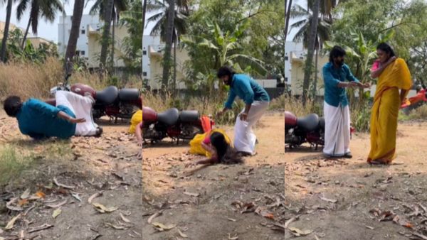 சூட்டிங் ஸ்பாட்டில் ஏற்பட்ட விபத்து! நடிகர் ஸ்ரீ வெளியிட்ட வீடியோ..கதாநாயகி புடவையே கிழிஞ்சு போச்சு!