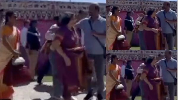 தள்ளி போ மா.. அம்பானி மகன் திருமண விழாவில் பணி பெண்ணை தள்ளி போக சொன்ன ரஜினி.. கடுப்பான நெட்டிசன்ஸ்!