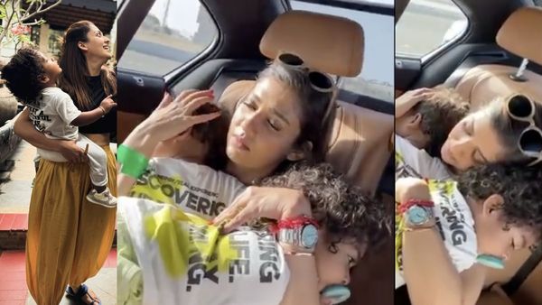 என்னாது ஒரு குழந்தையைத்தான் கொஞ்சுறேனா.. உயிரையும் உலகத்தையும் நெஞ்சில போட்டுக் கொஞ்சிய நயன்தாரா!