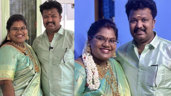 என் மாமன் மதுரை வீரன்.. திருமணத்திற்கு பின் தனது கணவருடன் இணைந்து இந்திரஜா வெளியிட்ட போட்டோ!