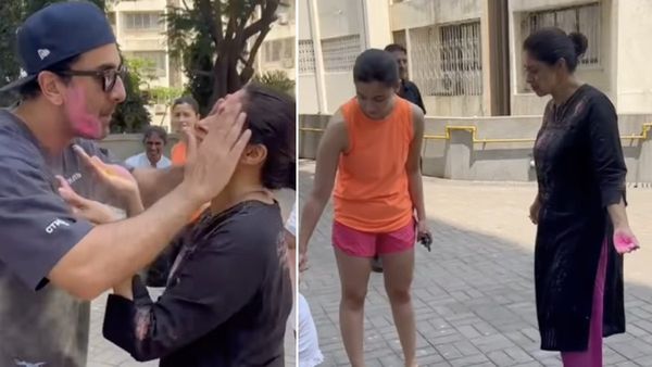 அடடே! அனிமல் பட ஹீரோவுடன் ஹோலி கொண்டாடிய நதியா.. இது என்ன புது கதையா இருக்கே!