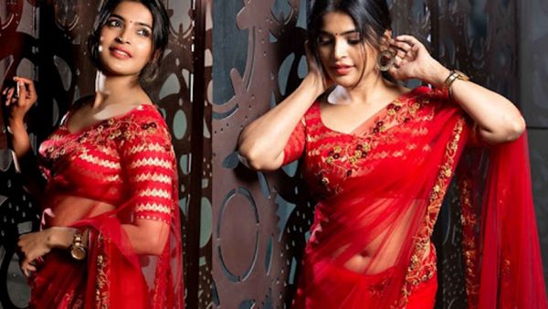 திருவண்ணாமலையில் கிரிவலம்.. 14 கி.மீ., நடந்து சென்ற நடிகை சஞ்சிதா ஷெட்டி