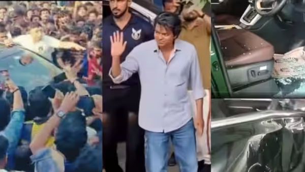 Vijay In Kerala - அய்யய்யோ இது என்ன விபரீதம்.. கேரளாவில் நொறுங்கிய விஜய்யின் கார்?.. ட்ரெண்டாகும் வீடியோ