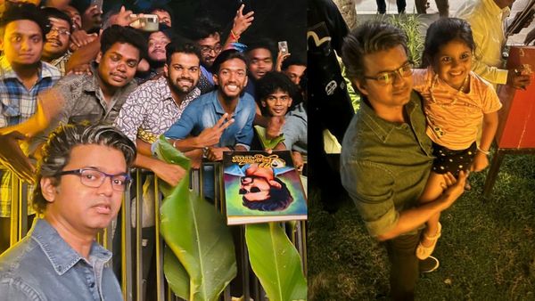 அங்கிளுக்கு உம்மா கொடும்மா.. குழந்தையை தூக்கிய விஜய்.. கன்னத்தில் விழுந்த க்யூட்டான முத்தம்!