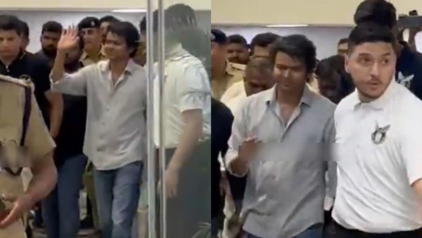 Vijay: விஜய் மாஸ் என்ட்ரி.. விமானநிலையத்தில் காத்திருந்த ஆயிரக்கணக்கான ரசிகர்கள் உற்சாகம்!