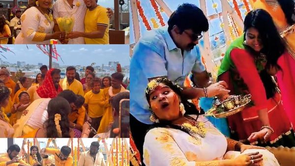 ஒரு வாரத்திற்கு முன்பே கொண்டாட்டம் ஆரம்பம்..மகளின் நலங்கு நிகழ்ச்சியில் மாஸ் காட்டிய ரோபோ ஷங்கர்!