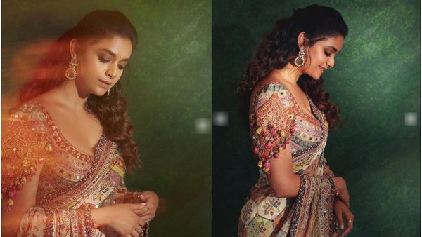 கீர்த்தி சுரேஷா இது? லோ நெக் ஜாக்கெட்.. திக்கு முக்காடி போன ஃபேன்ஸ்!