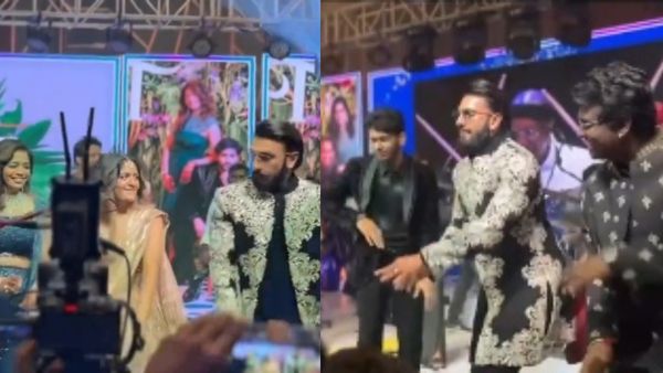 அக்கா திருமணத்தில் அட்லீயுடன் ’அப்படி போடு’ பாடலுக்கு ஆடிய அதிதி ஷங்கர்.. கூடவே ரன்வீர் சிங்!